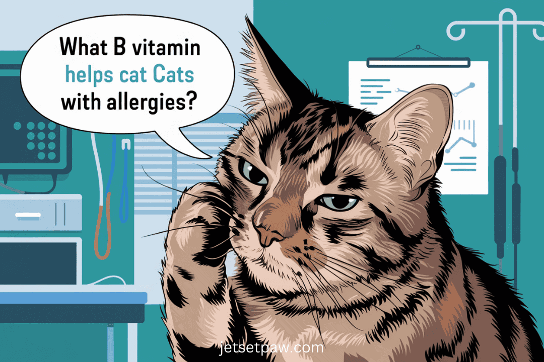 what b vitamin is good for cats with allergies